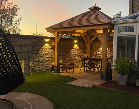 Gazebo At Night