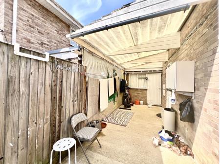 Covered Area To Rear Of Garage