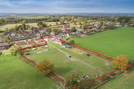 Ariel View Showing Boundaries