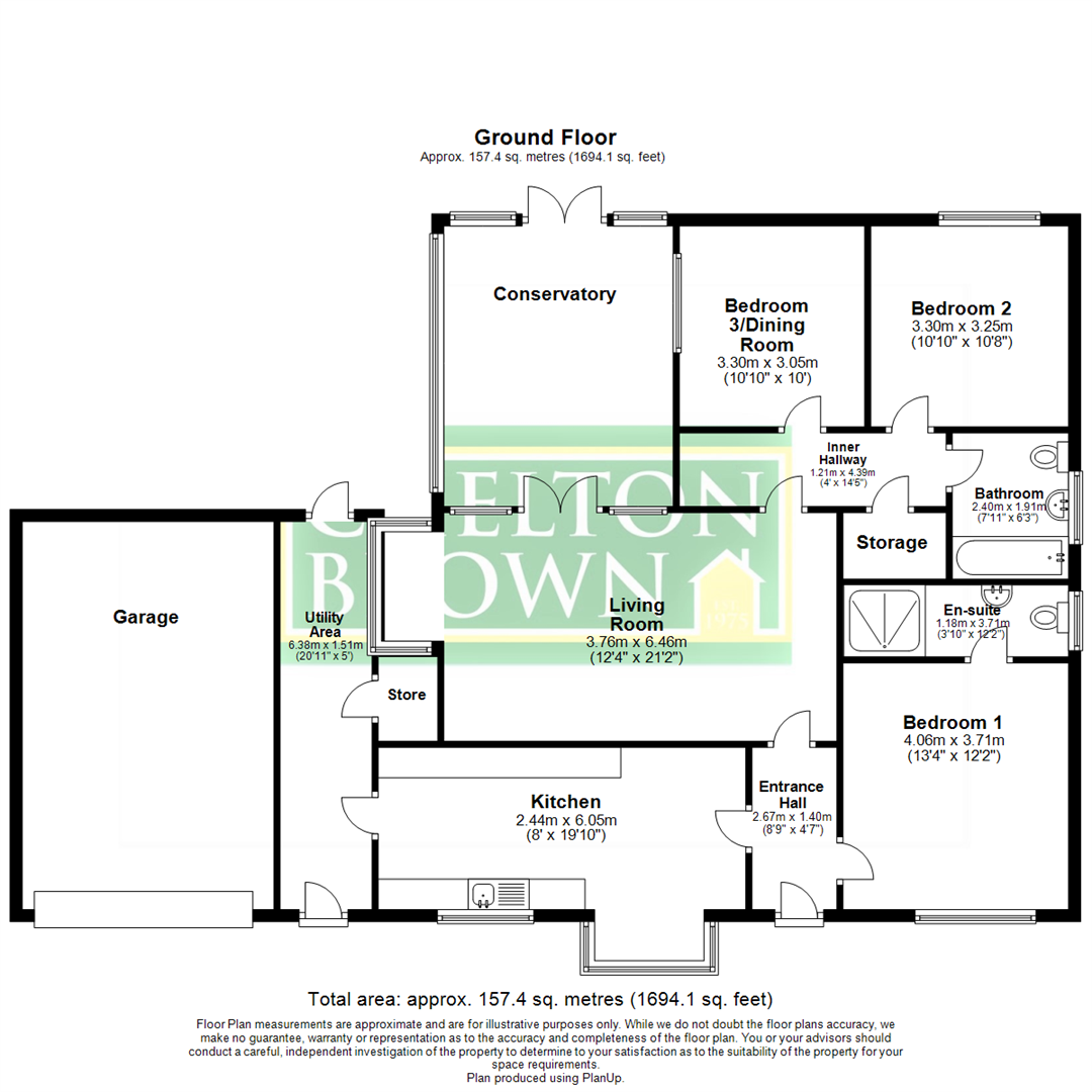 2 bedroom Detached Bungalow for sale in Northampton