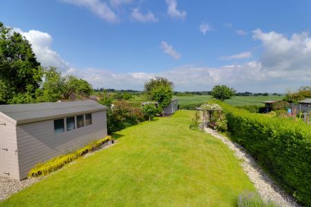 Rear Garden & Rural Views