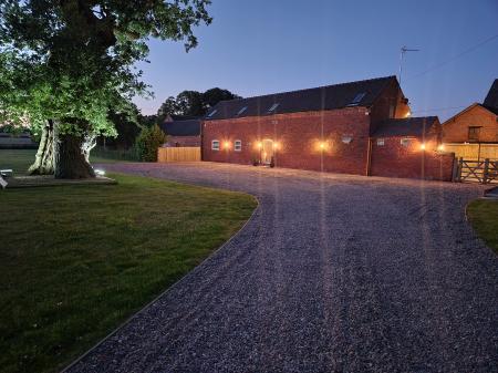 Front Elevation at Night