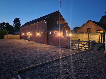 Front Elevation at Night