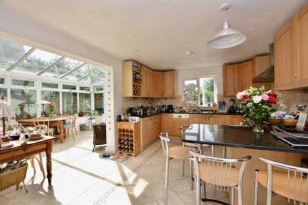Kitchen view to garden