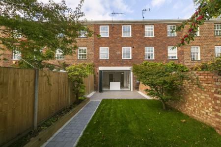 Rear Garden Lawn to Patio