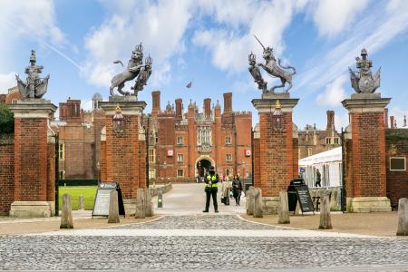 Over the road, Hampton Court Palace