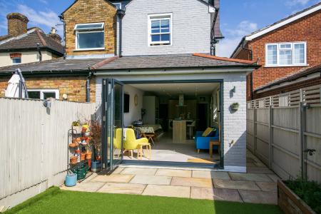 Patio to house