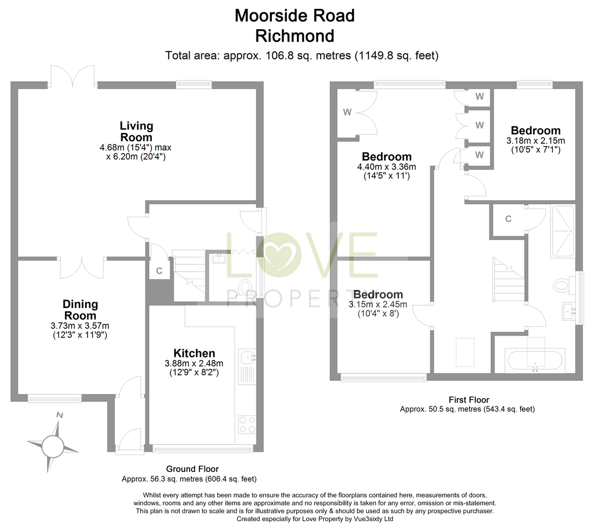 3 bedroom SemiDetached House for sale in Richmond