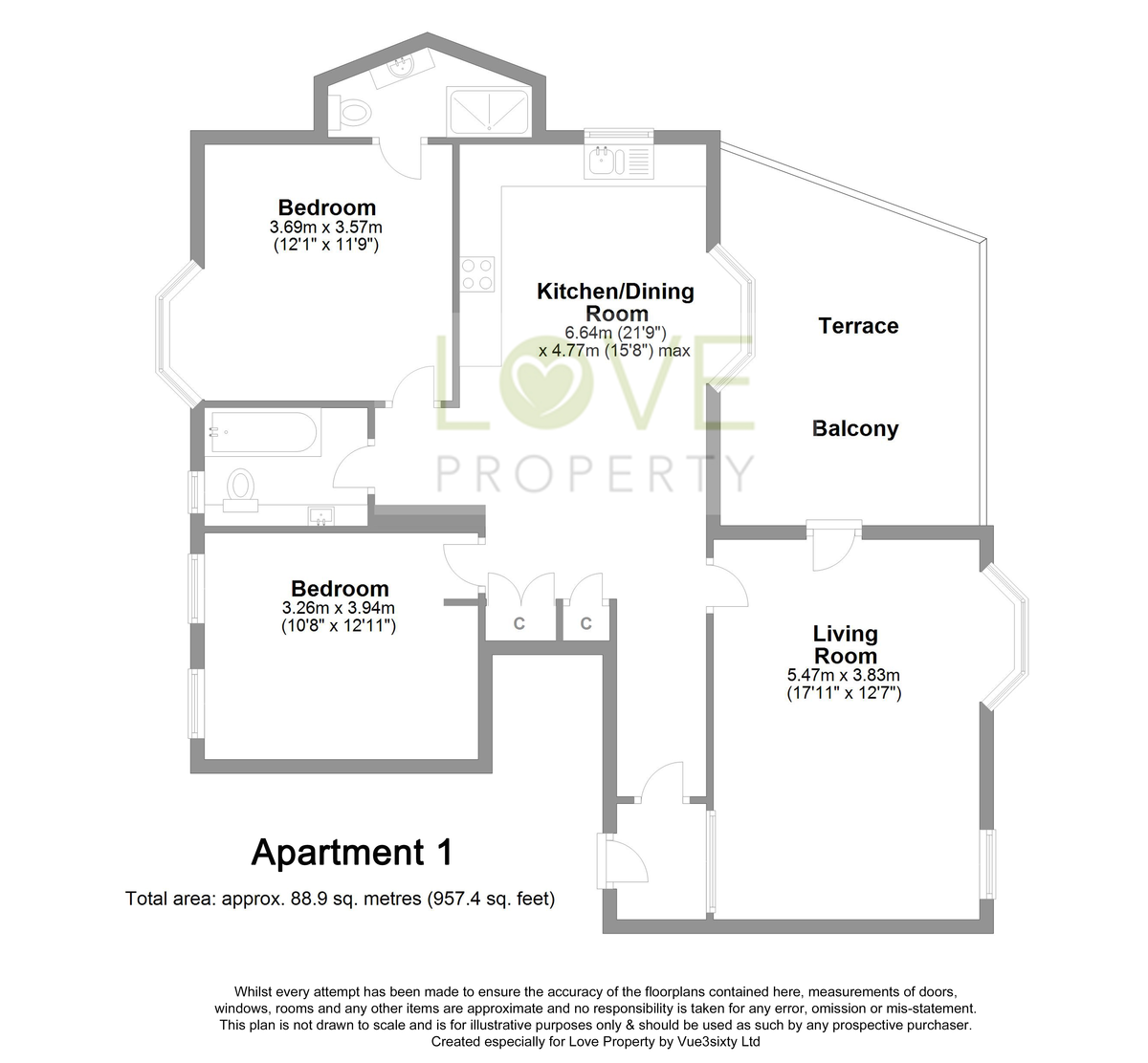2 bedroom Apartment for sale in Richmond