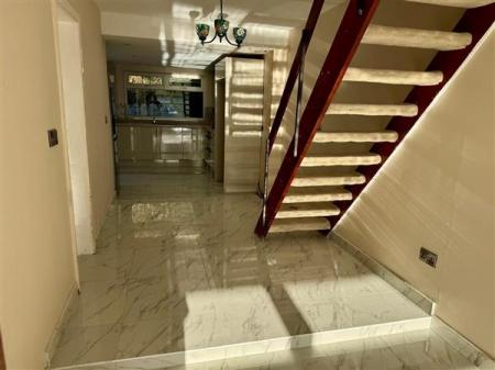 Open plan kitchen diner