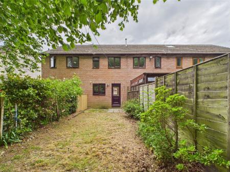 Rear of property