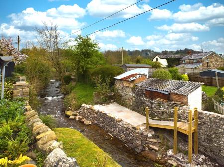 Outlook from the garden over the brook