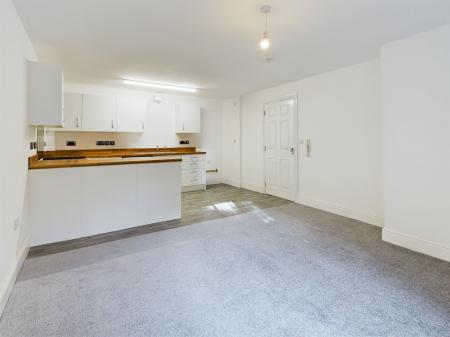 Open plan kitchen/living area