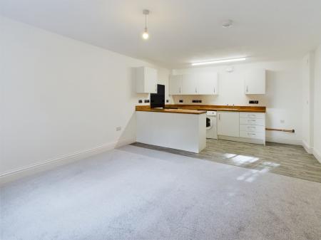 Open plan kitchen/living area