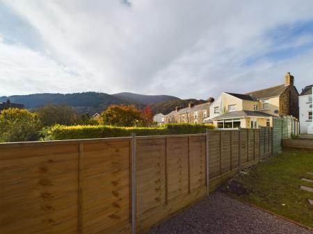 View of the Blorenge from the garden