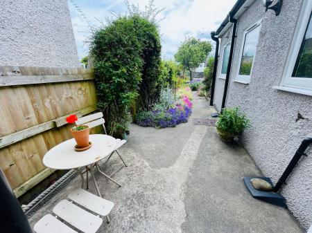 Rear courtyard