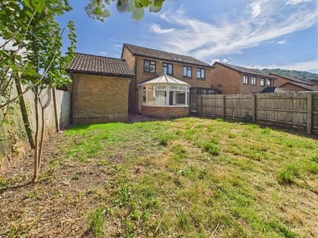 Rear of property