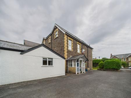 Rear of property
