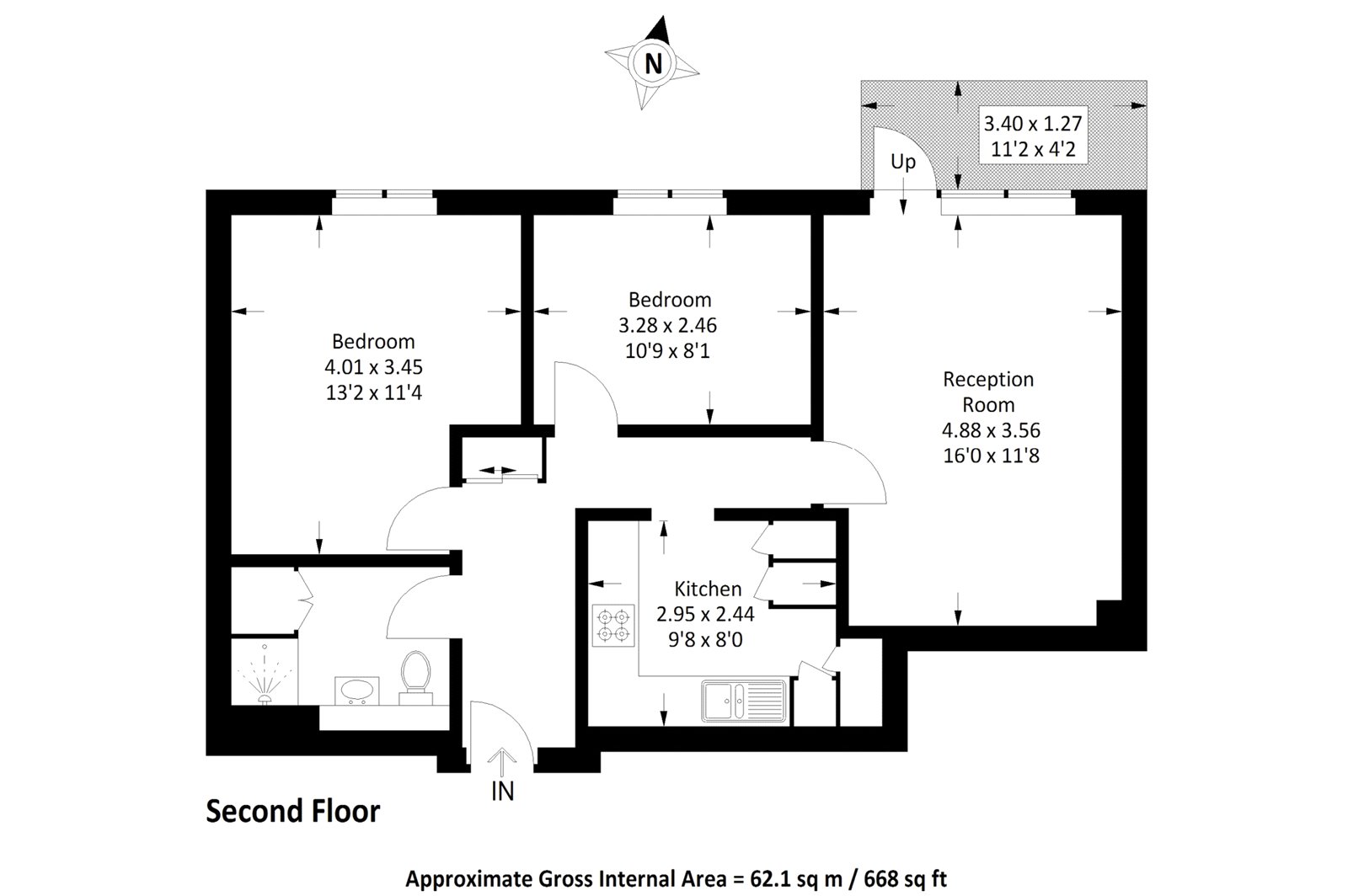 2 bedroom Apartment for rent in Charlton