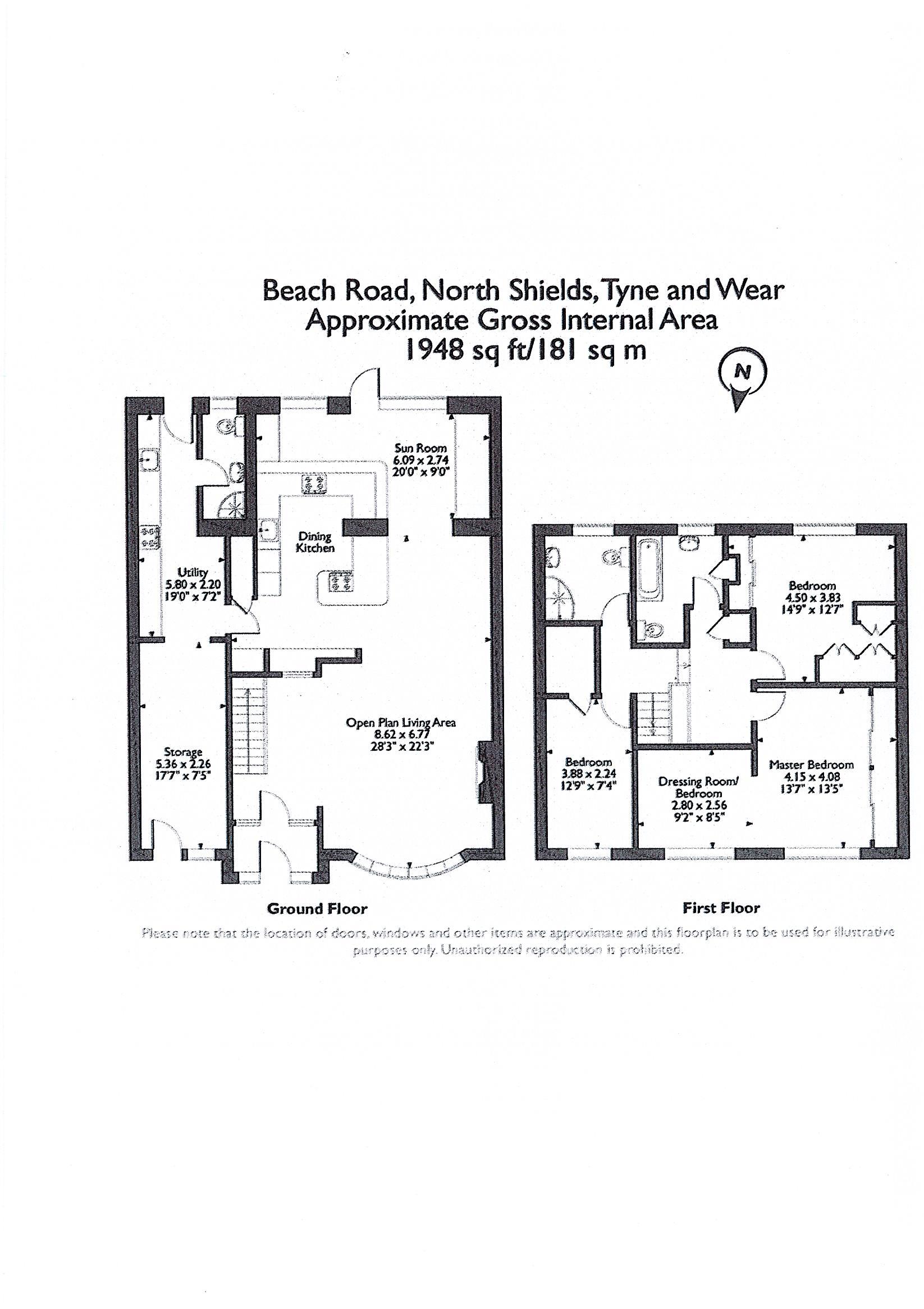 3 bedroom SemiDetached House for sale in Tynemouth
