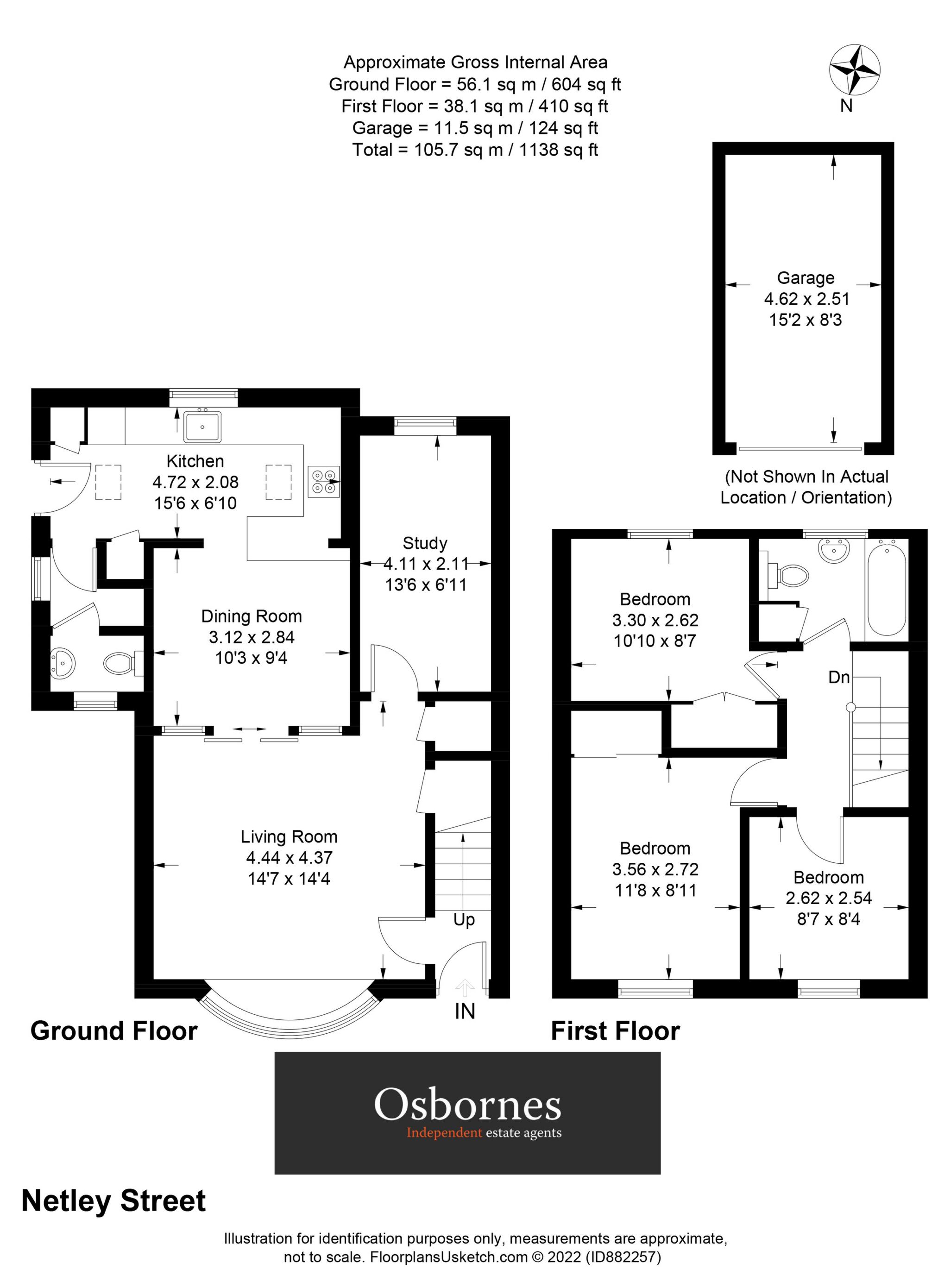 3 Bedroom End Of Terrace House For Sale In Farnborough