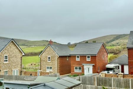 Views of the Purbeck Hills from the First Floor