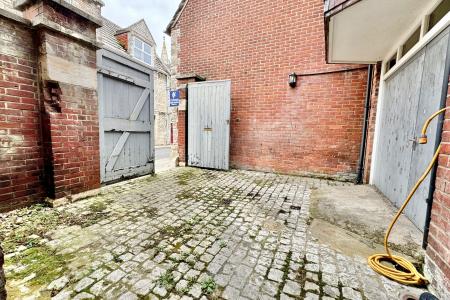 Courtyard and Garage