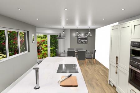 Kitchen/Living CGI