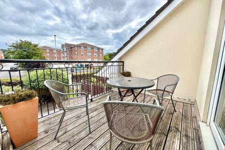 South facing Balcony