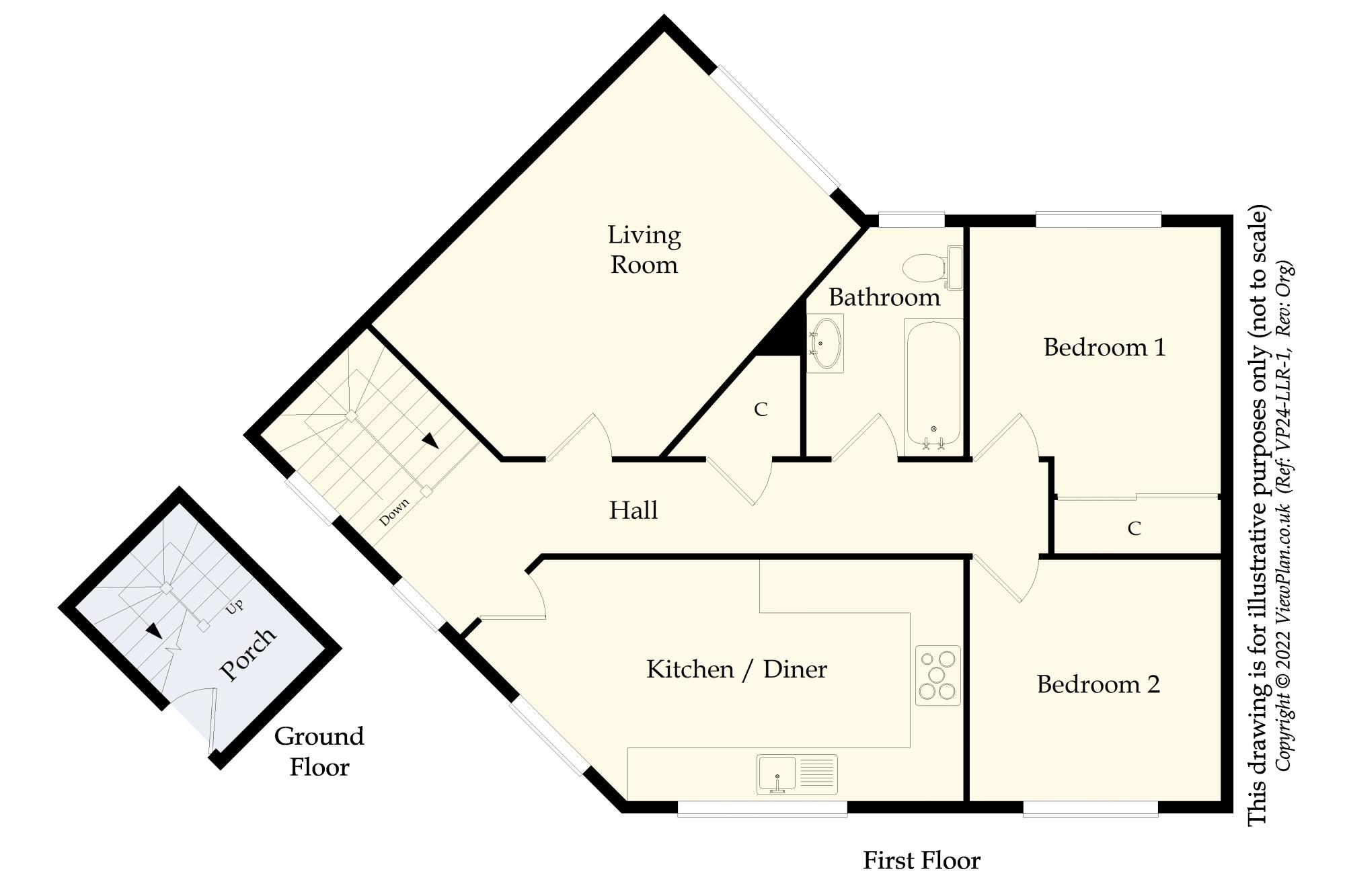 2 bedroom Flat for sale in Penarth