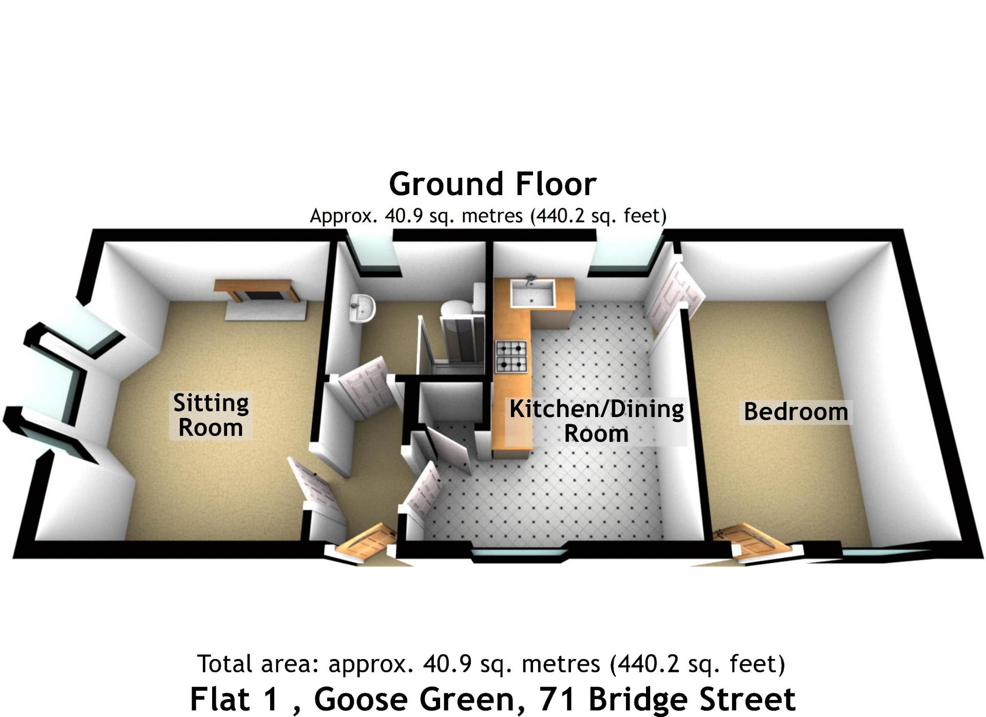 1 bedroom Apartment for rent in Northants