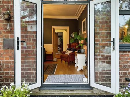 French Doors Into Lounge