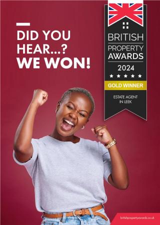 WE WON !!! Gold Winner British Property Awards