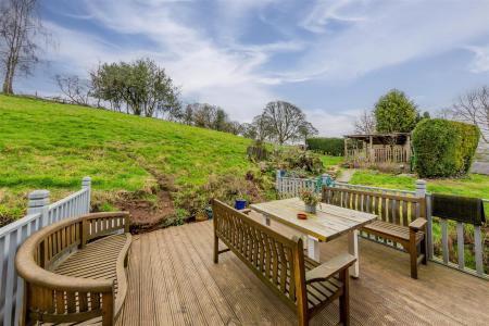 Seating Area Overlooking Paddock from Kitchen