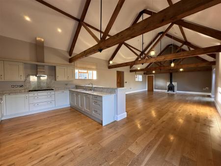 Open plan living area