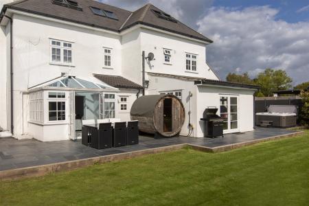 Rear Aspect Patio/Sauna