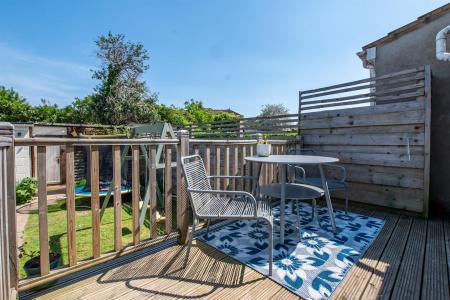 Raised deck area
