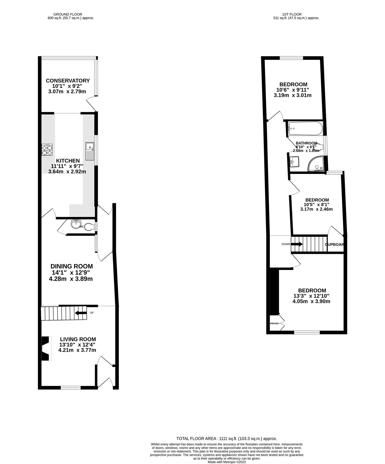 3 bedroom Terraced House for sale in Brecon