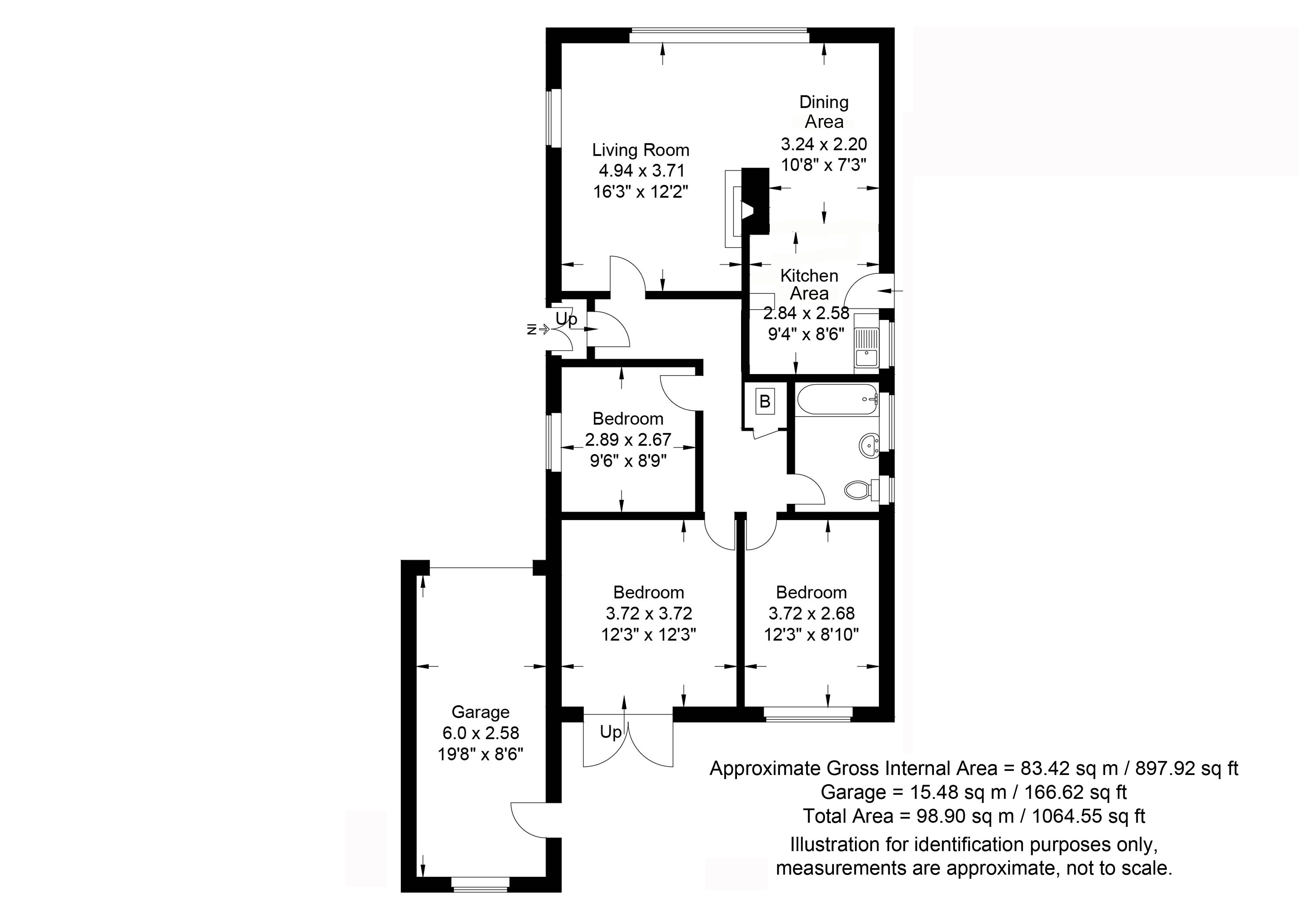 3 bedroom Detached Bungalow for sale in Raunds