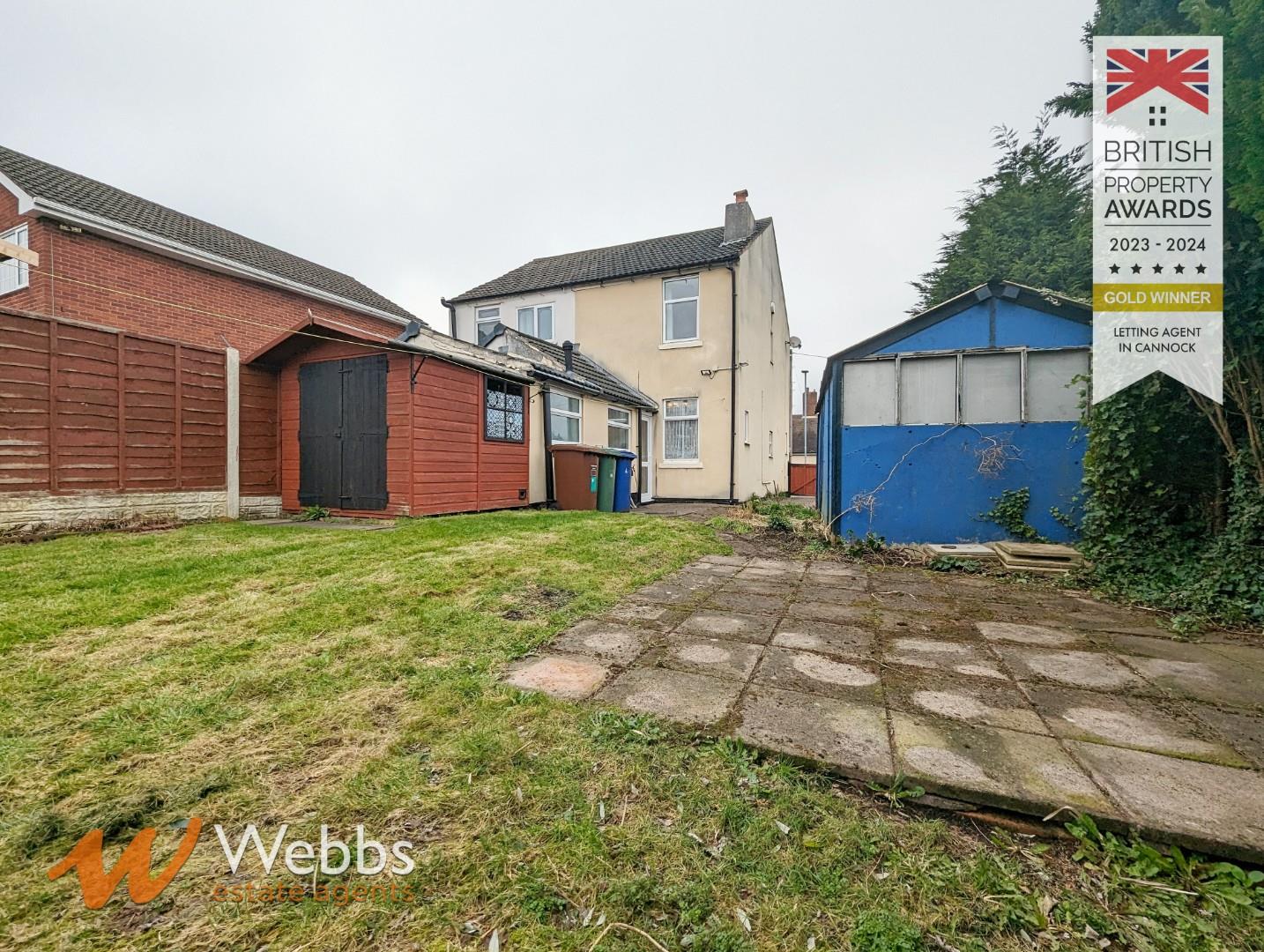 2 bedroom SemiDetached House for rent in Cannock