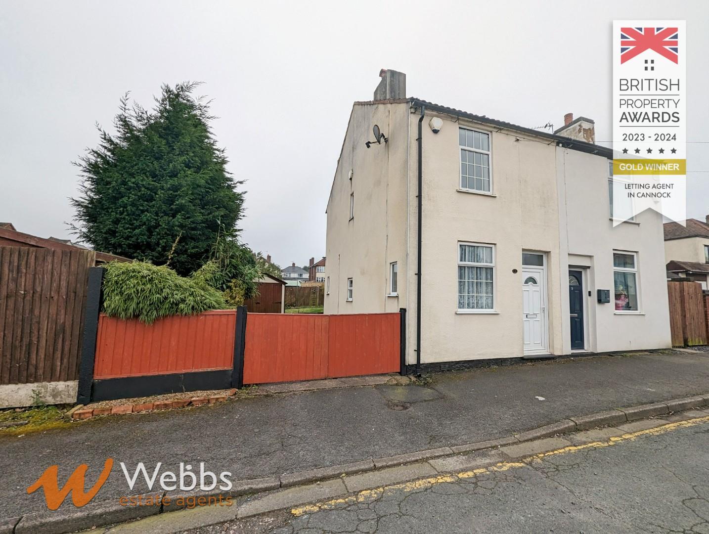 2 bedroom SemiDetached House for rent in Cannock