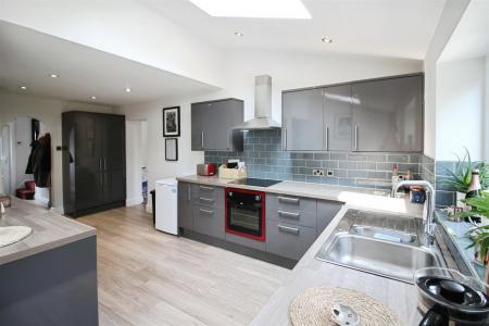 Open-plan kitchen