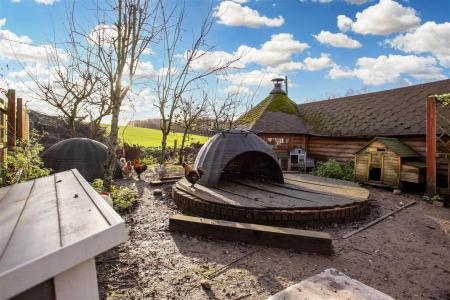 Enclosed Chicken Area