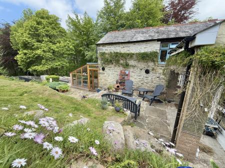 Sheltered patio area