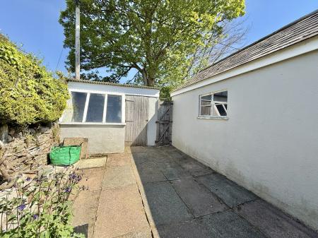 Garage & Potting Shed + Second Patio