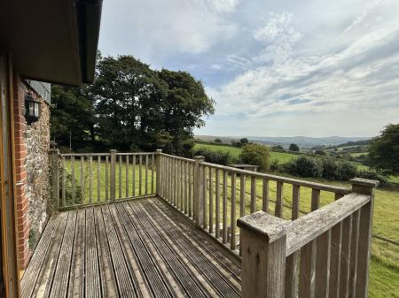 Raised deck with uninterrupted views