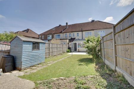 rear of house