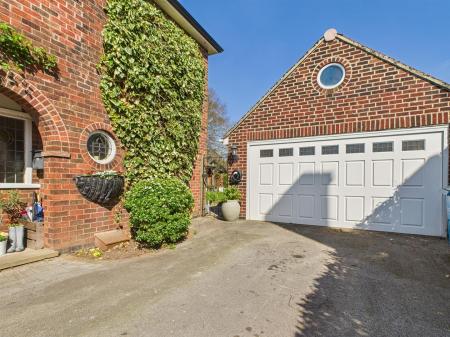 Brick Double Garage