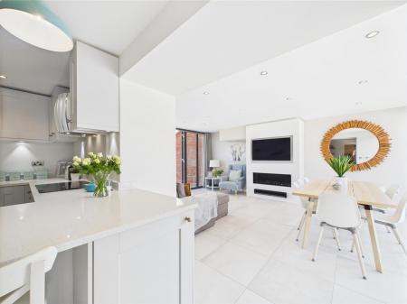 Open Plan Kitchen Dining Living Room