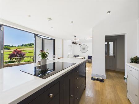Kitchen With Stunning Views